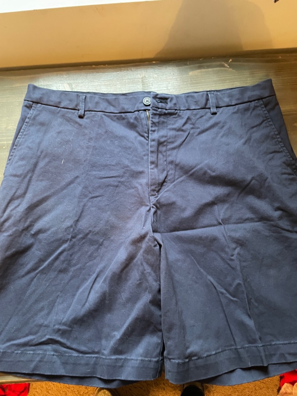 Izod Navy Blue Men’s Flat Front Shorts